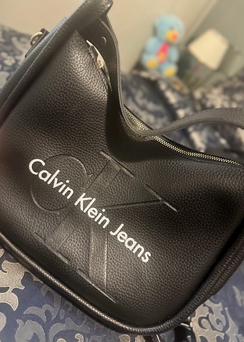 Beden Calvin Klein Siyah Deri Kadın Çanta