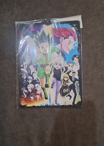 Hunter x Hunter ahşap poster