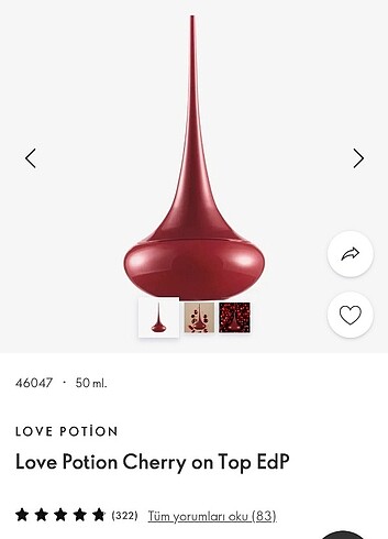 Oriflame Love Potion Cherry parfüm