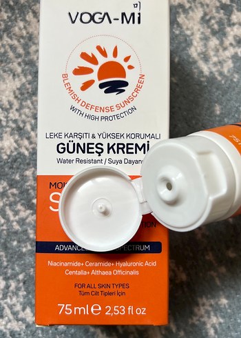 Voga-Mi SPF 50+ Leke Karşıtı Güneş Kremi 75 ml - Görsel 3