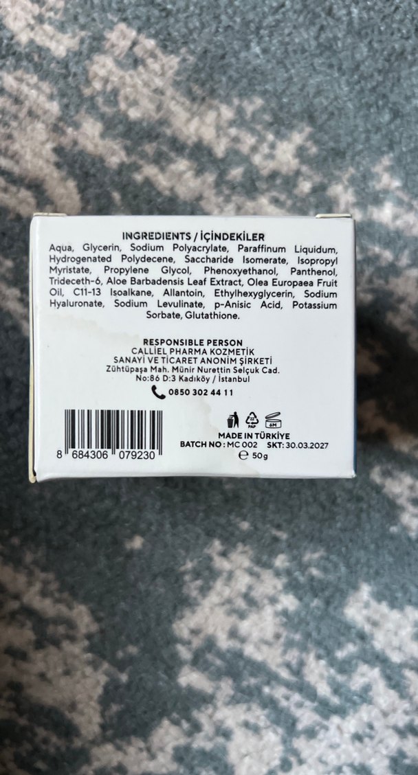 Calliel Hydro Moist Yoğun Nemlendirici Krem 50gr - Görsel 2