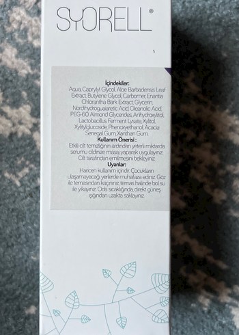 Syorell Sebum Dengeli Serum 50 ml - Görsel 2