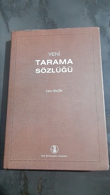 Cem DİLÇİN Yeni Tarama Sözlüğü 