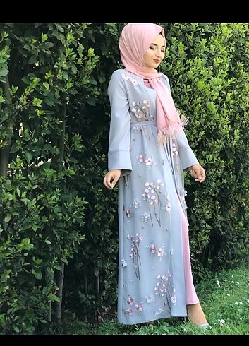 Diğer Abaya iclikli efsane bir model sadece 2 saat düğünde giyildi 40