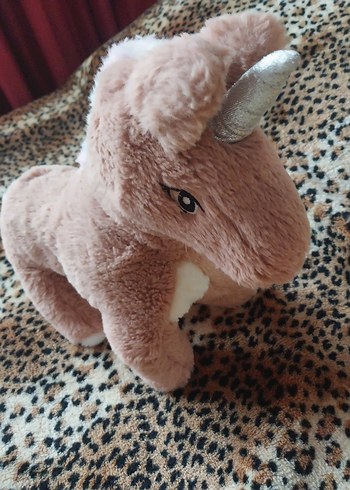 Pastel Kahverengi Peluş Oyuncak At - Görsel 3