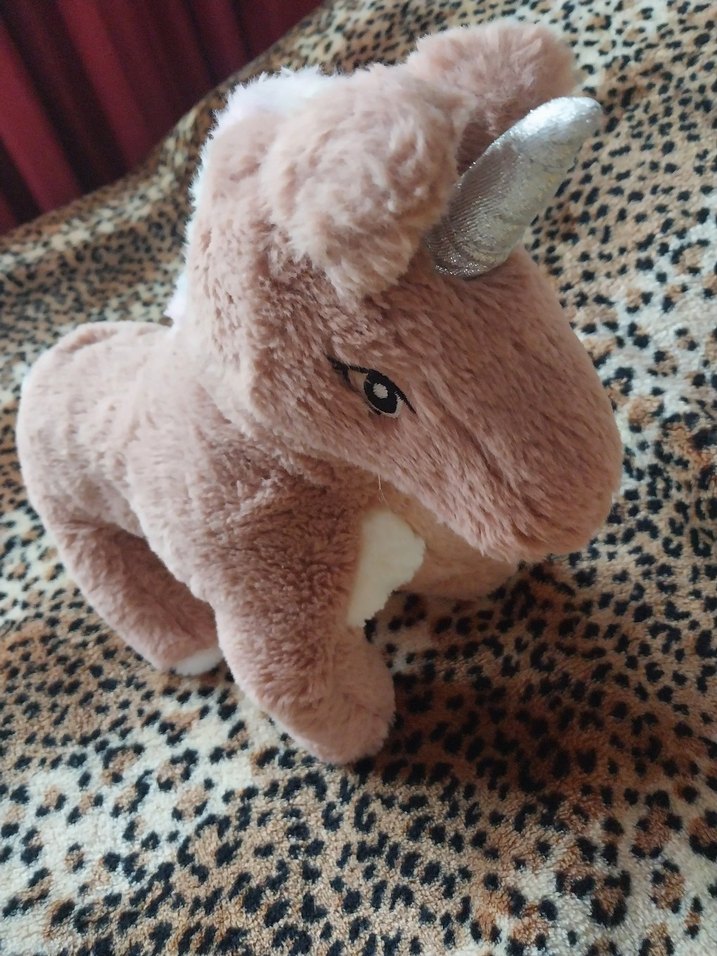 Pastel Kahverengi Peluş Oyuncak At - Görsel 3