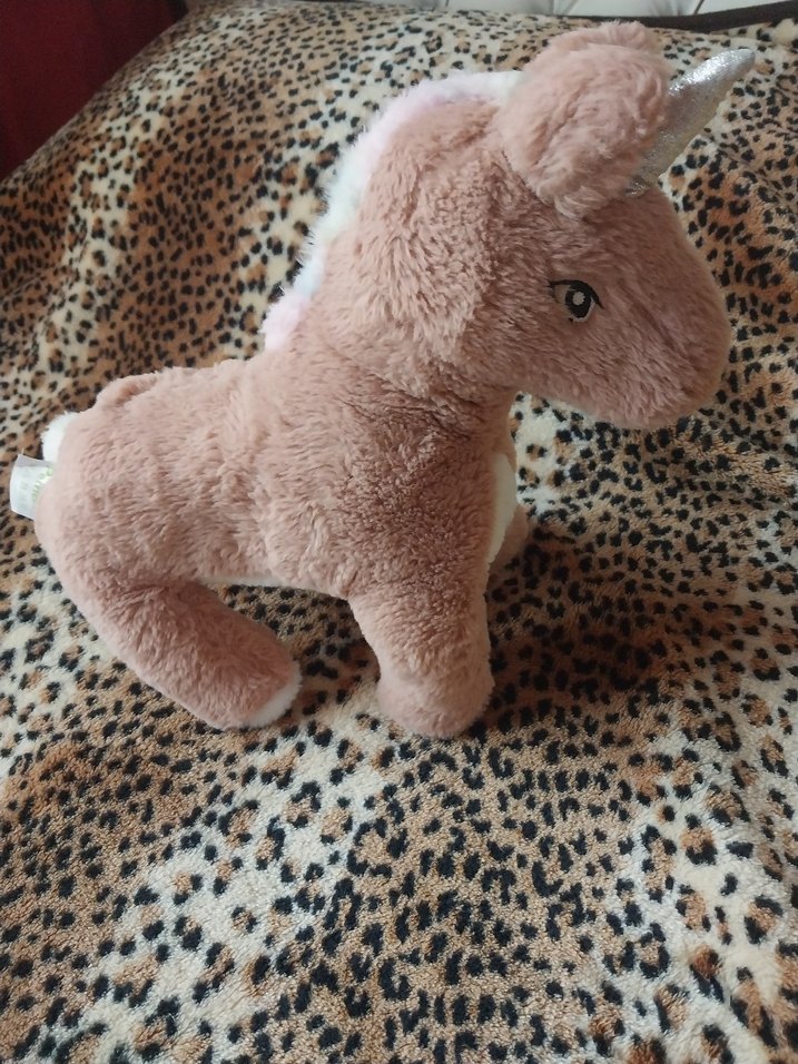 Pastel Kahverengi Peluş Oyuncak At - Görsel 2