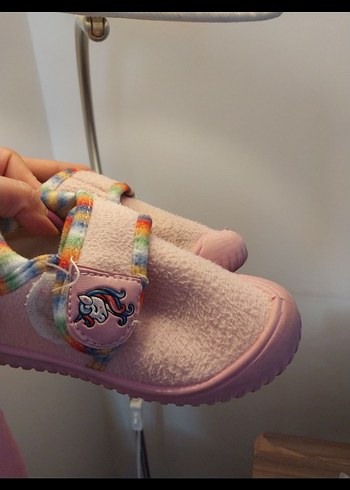 Renkli Desenli Kız Çocuk Ev Terliği - Görsel 3