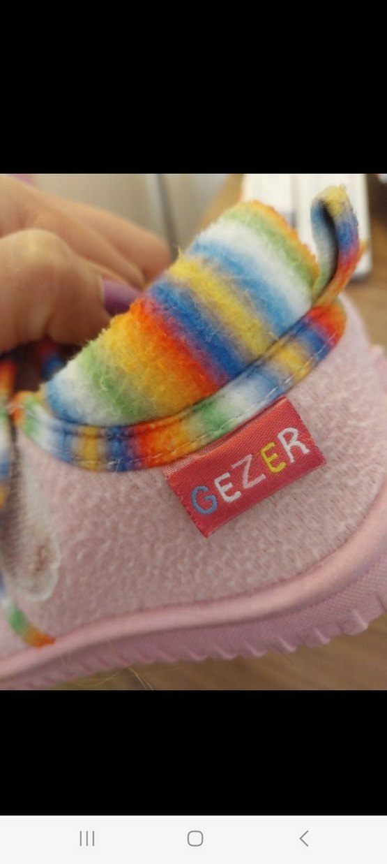 Renkli Desenli Kız Çocuk Ev Terliği - Görsel 4