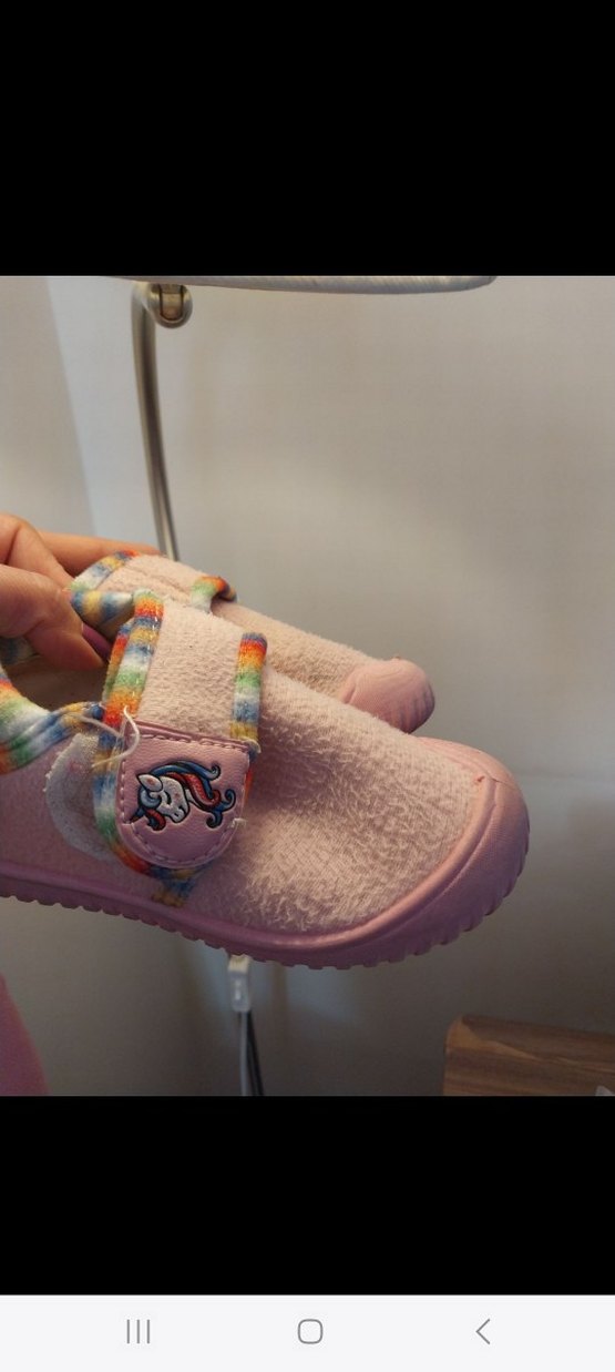 Renkli Desenli Kız Çocuk Ev Terliği - Görsel 3