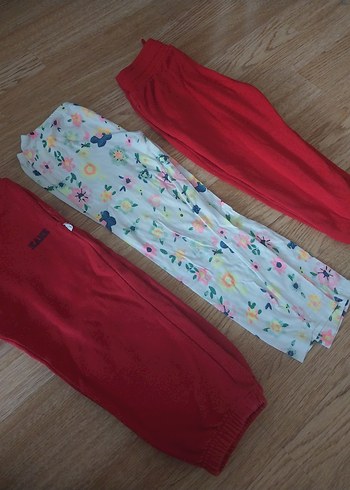 Kız Çocuk Kırmızı Rahat Kesim Eşofman Altı hepsi 3 yaştır - Görsel 4