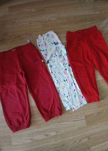 Kız Çocuk Kırmızı Rahat Kesim Eşofman Altı hepsi 3 yaştır - Görsel 5