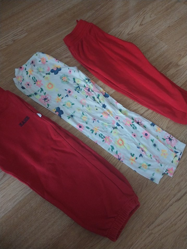 Kız Çocuk Kırmızı Rahat Kesim Eşofman Altı hepsi 3 yaştır - Görsel 4