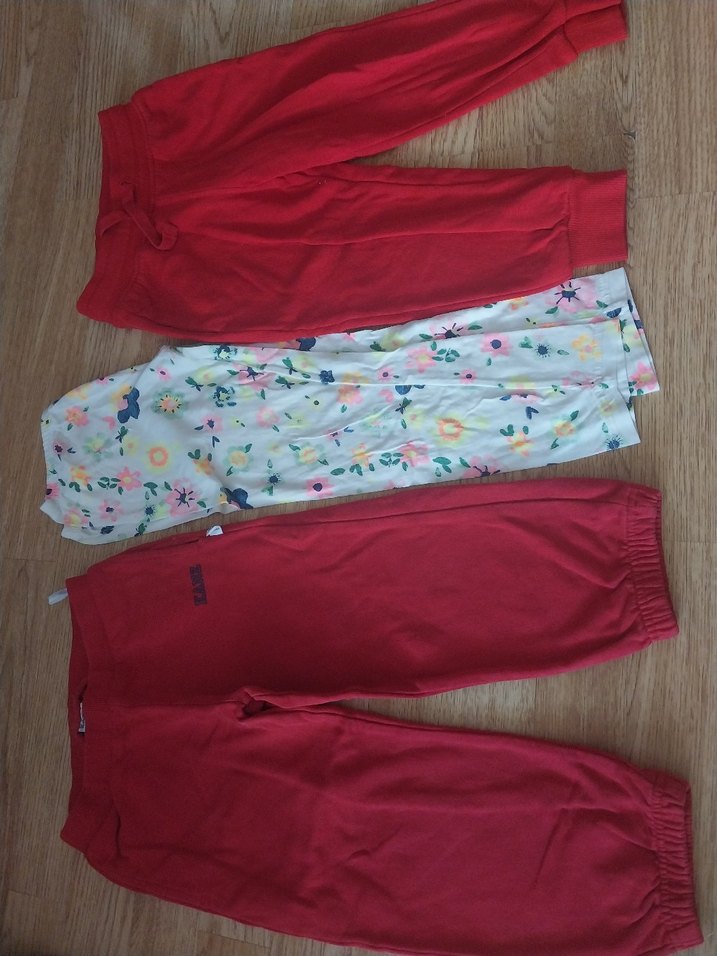 Kız Çocuk Kırmızı Rahat Kesim Eşofman Altı hepsi 3 yaştır - Görsel 3