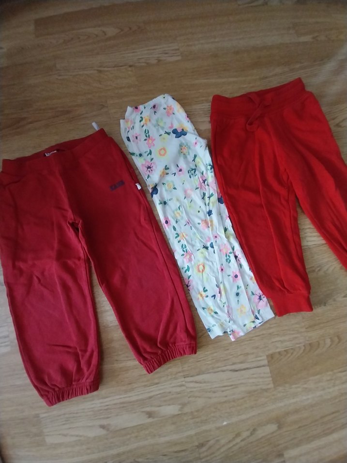 Kız Çocuk Kırmızı Rahat Kesim Eşofman Altı hepsi 3 yaştır - Görsel 5