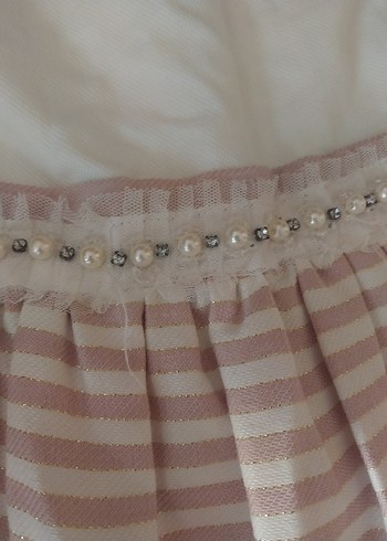 Kız Çocuk Pileli Kolsuz Elbise - Görsel 5