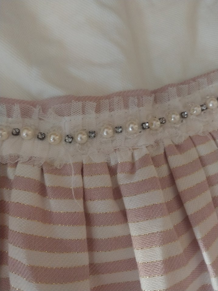 Kız Çocuk Pileli Kolsuz Elbise - Görsel 5