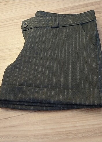 Lacivert kaşe kumas şort kışlık yazın da giyilebilir - Görsel 3