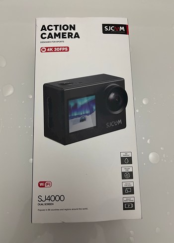 SJCAM SJ4000 4K 30FPS Aksiyon Kamerası çift ekran