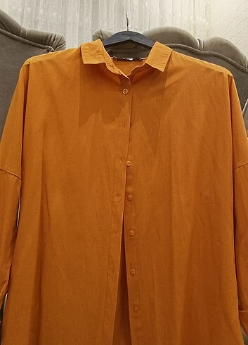 36 Beden turuncu Renk Turuncu gömlek