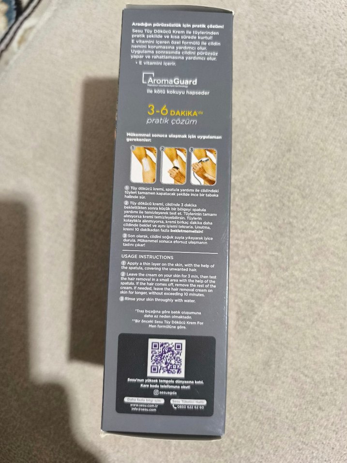 SESU Men Tüy Dökücü Krem 200 ml - Görsel 2
