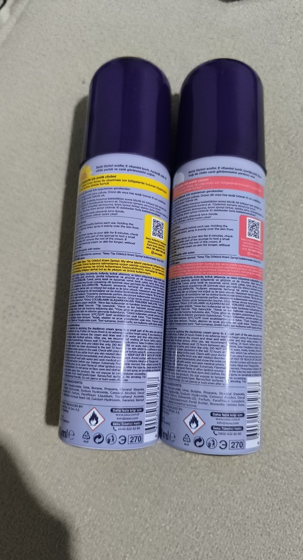 SESU Tüy Dökücü Krem Sprey - Normal ve Hassas Cilt - Görsel 2