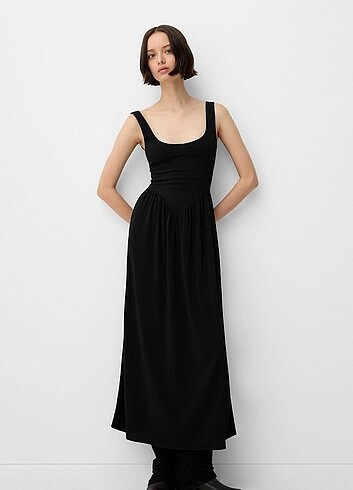 xs Beden siyah Renk Bershka elbise