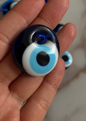 Mavi Boncuklu Cam Nazar Boncuğu - Görsel 3