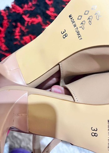 Trendyol & Milla Bej Stiletto Topuklu Kemer Detaylı Kadın Ayakkabı
