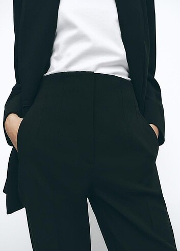 xs Beden zara yüksek bel flatolu pantolon