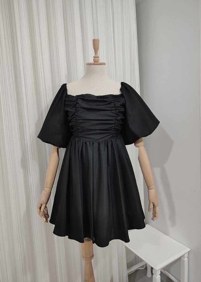 Nocturne balon kol mini abiye - Görsel 5