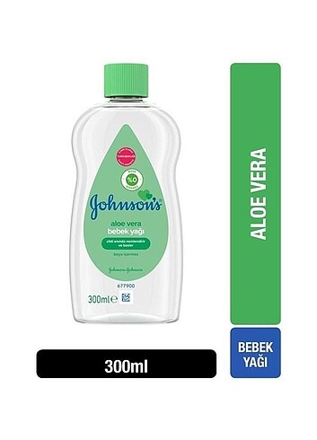Johnson's Baby Baby Aloe Vera Bebek Yağı
