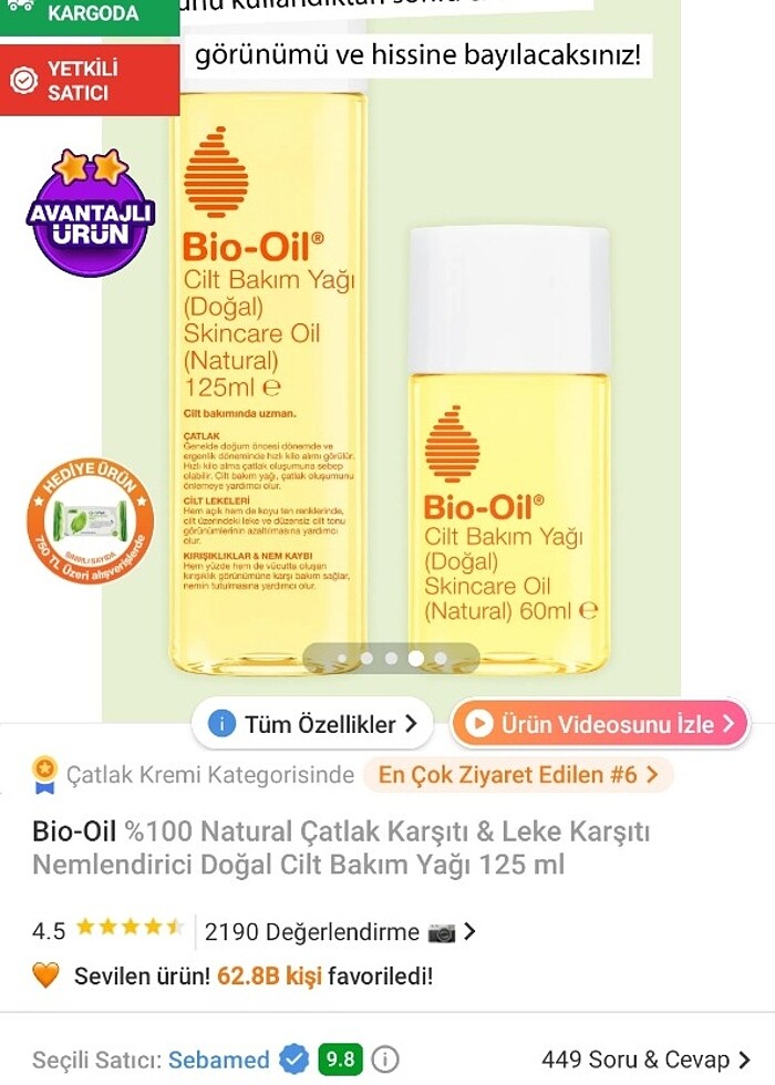 Bio Oil Cilt Bakım Yağı 60 Ml - Görsel 2