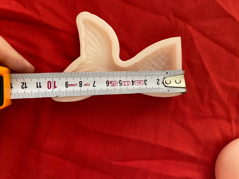 Deniz kızı kuyruğu silikon mum kalıbı - Görsel 2