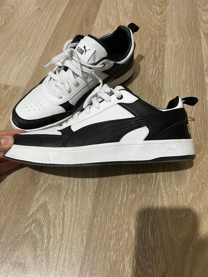 Beyaz Siyah Erkek Spor Ayakkabı Puma( ACİL SATILIK) - Görsel 2