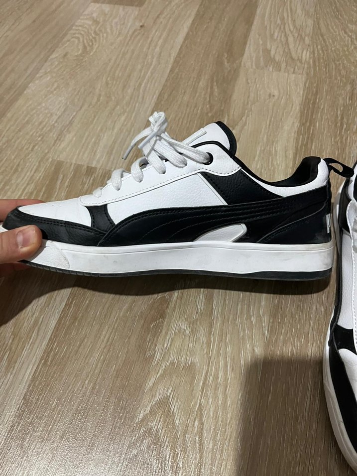 Beyaz Siyah Erkek Spor Ayakkabı Puma( ACİL SATILIK) - Görsel 3