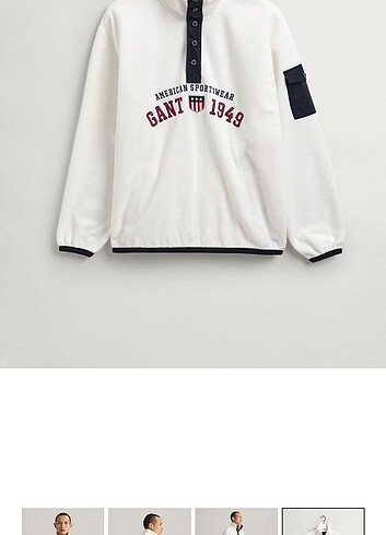 Gant EFSANE GANT KALİTESİYLE POLARLI SWEATSHİRT