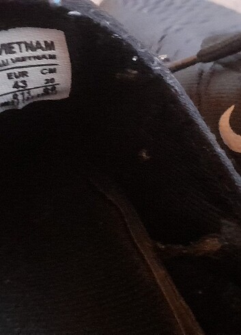 43 Beden siyah Renk Nike air spor ayakkabı