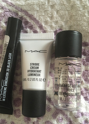 universal Beden beyaz Renk MAC üçlü set