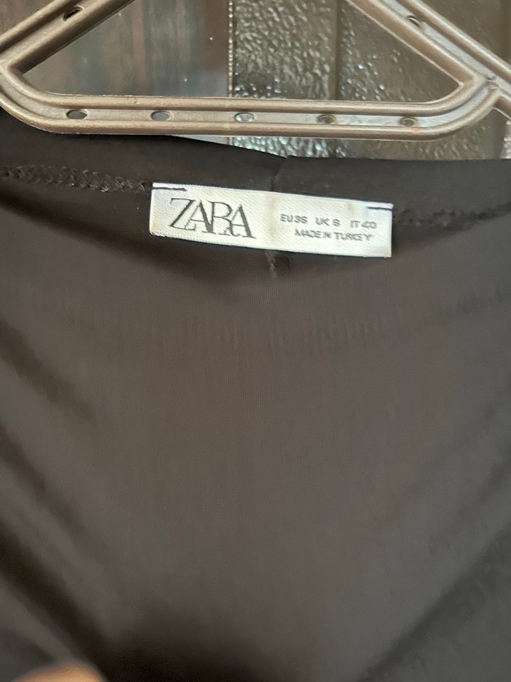 Siyah Uzun vatkalı Elbise - Görsel 2