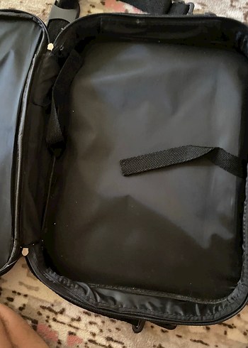 Fermuarlı Siyah Kadın Laptop Çantası - Görsel 8