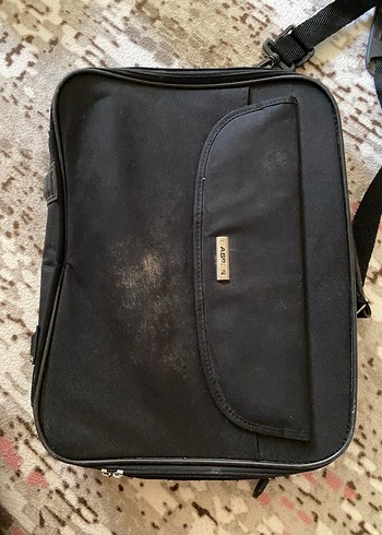 Fermuarlı Siyah Kadın Laptop Çantası - Görsel 9