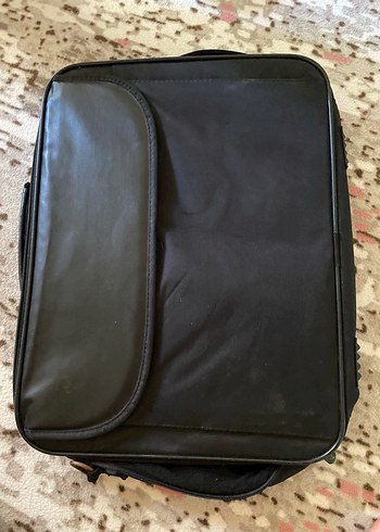 Fermuarlı Siyah Kadın Laptop Çantası - Görsel 13