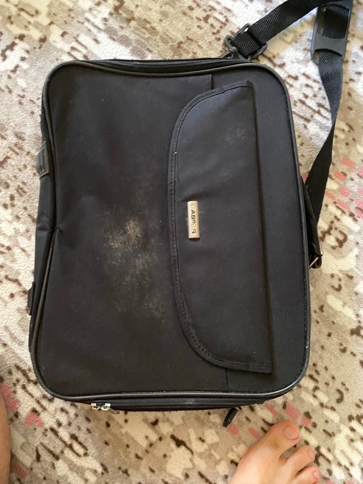 Fermuarlı Siyah Kadın Laptop Çantası - Görsel 5