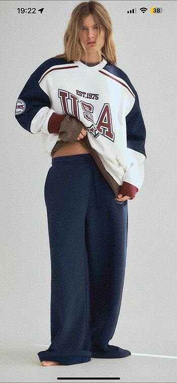 Zara california sweatshirt