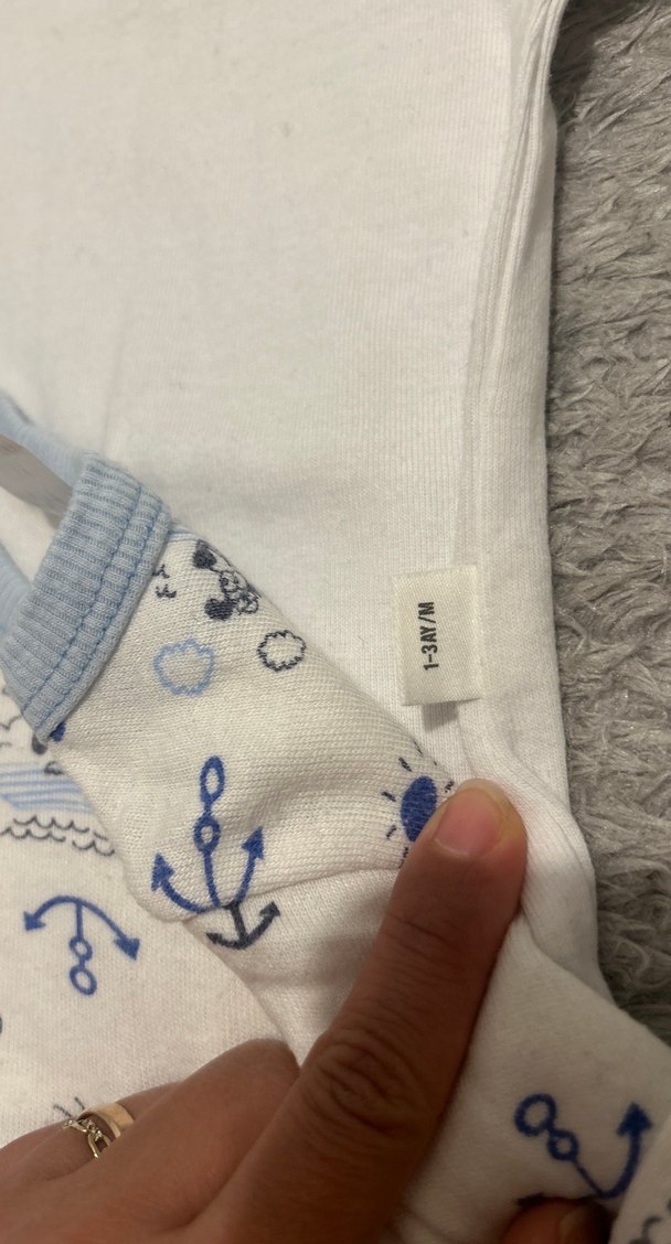 Uzun Kollu Pamuk Erkek Bebek Body 2'li - Görsel 2