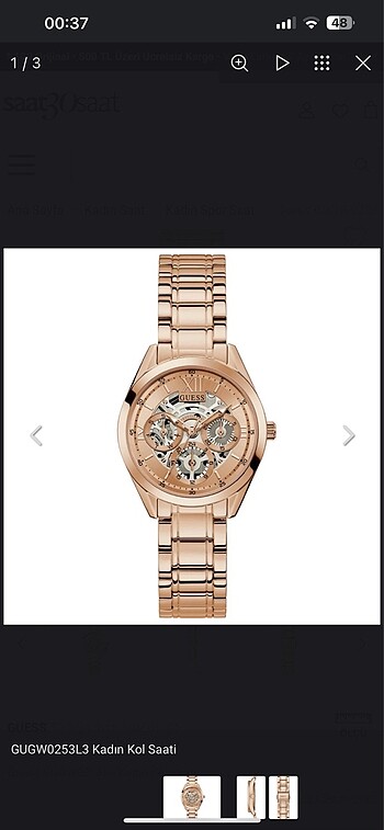 GUESS BRONZ SAAT