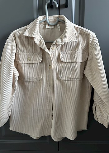 Düğmeli Beyaz kız çocuk Gömlek - Görsel 7