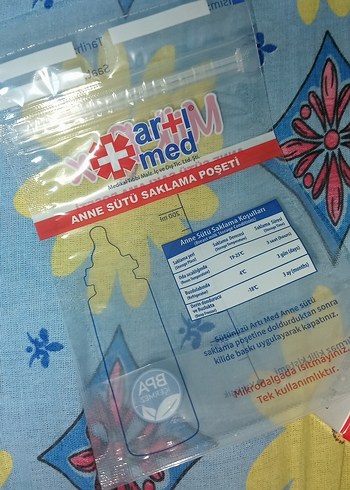 20'li Steril Anne Sütü Saklama Poşeti - Görsel 2