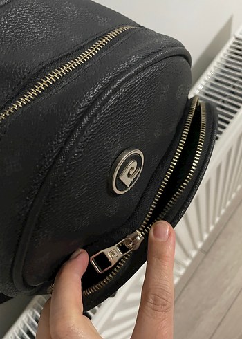 Beden siyah Renk Klasik Siyah Deri Kadın Sırt Çantası